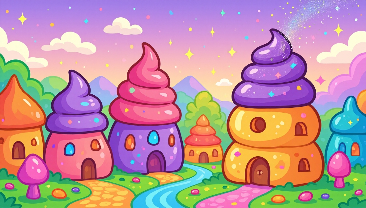 Swirly Houses